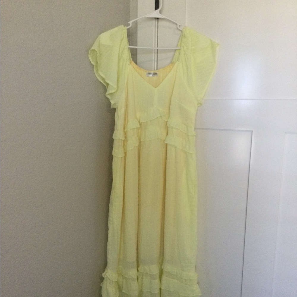 NWT - Fun yellow dress size small